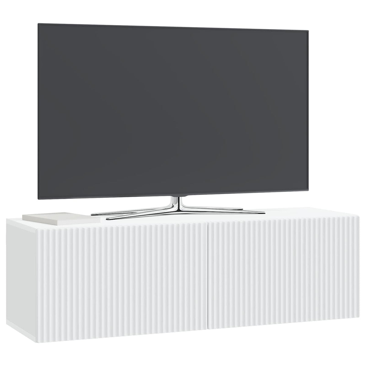 Wall-Mounted TV Cabinet 98 x 31 x 30 cm Depth 31 cm Width 98 cm White