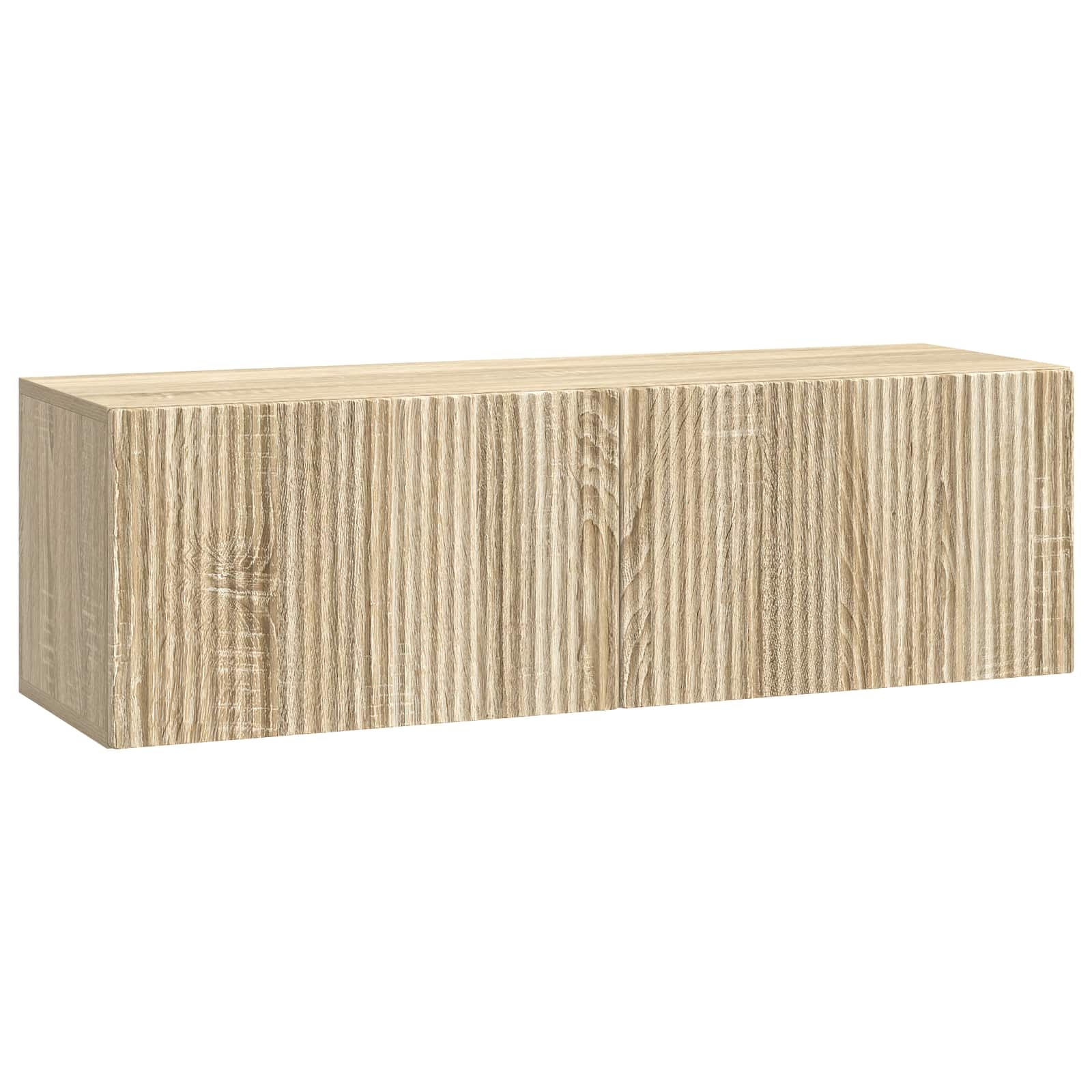 vidaXL Wall-Mounted TV Cabinet 98 x 31 x 30 cm Sonoma Oak 2
