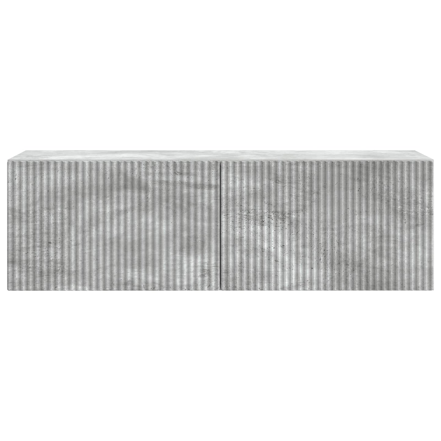 vidaXL Wall-Mounted TV Cabinet 98 x 31 x 30 cm Concrete Grey 6