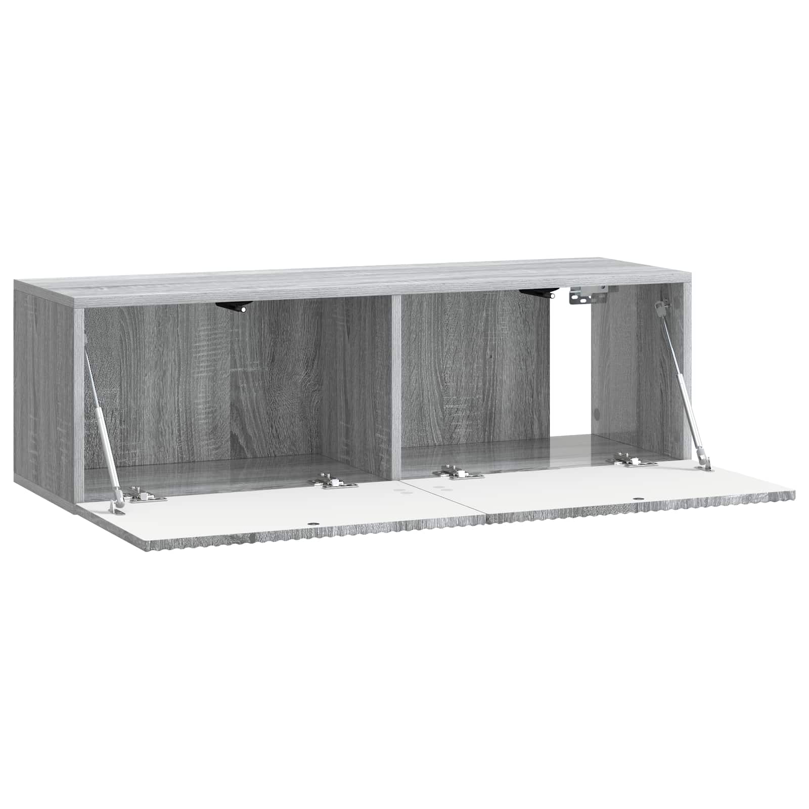 vidaXL Wall-Mounted TV Cabinet 98 x 31 x 30 cm Grey Sonoma 5
