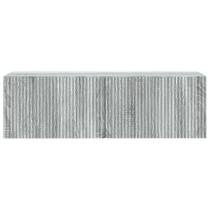 vidaXL Wall-Mounted TV Cabinet 98 x 31 x 30 cm Grey Sonoma 6