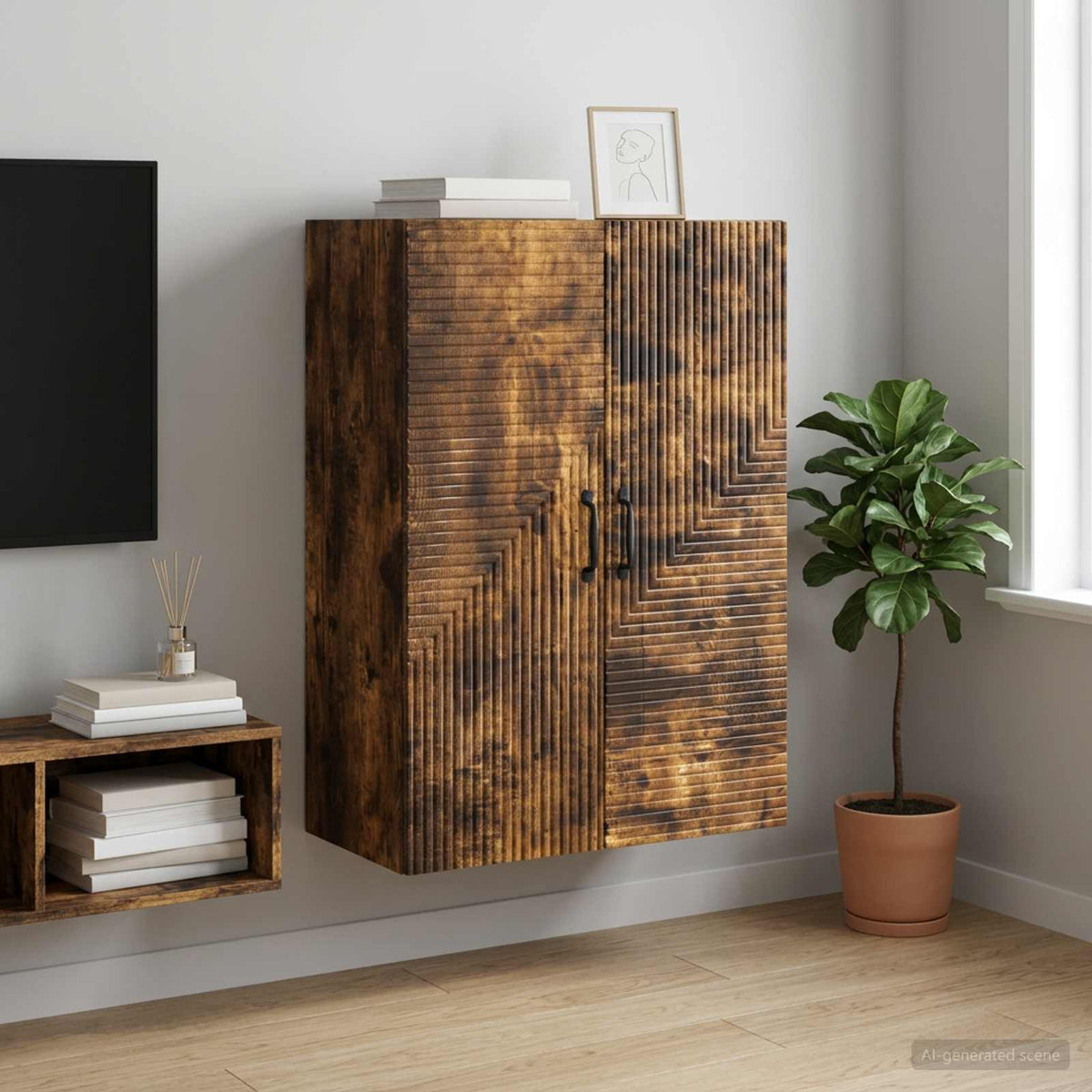 vidaXL Wall-Mounted Cabinet Depth 34.5 cm