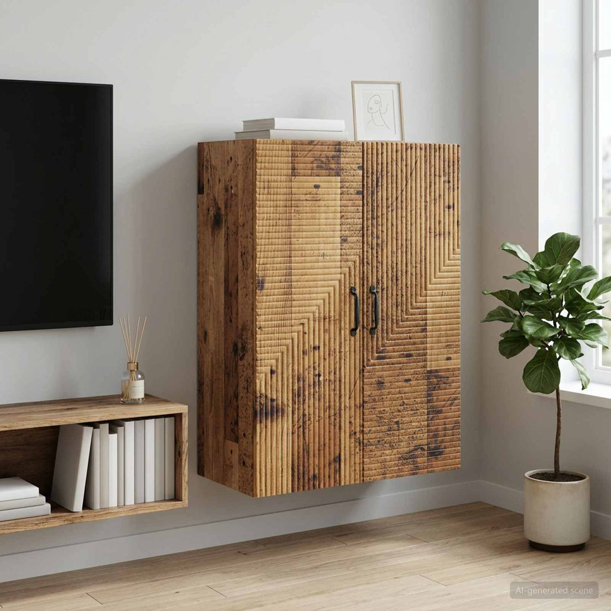 vidaXL Wall-Mounted Cabinet Depth 34.5 cm