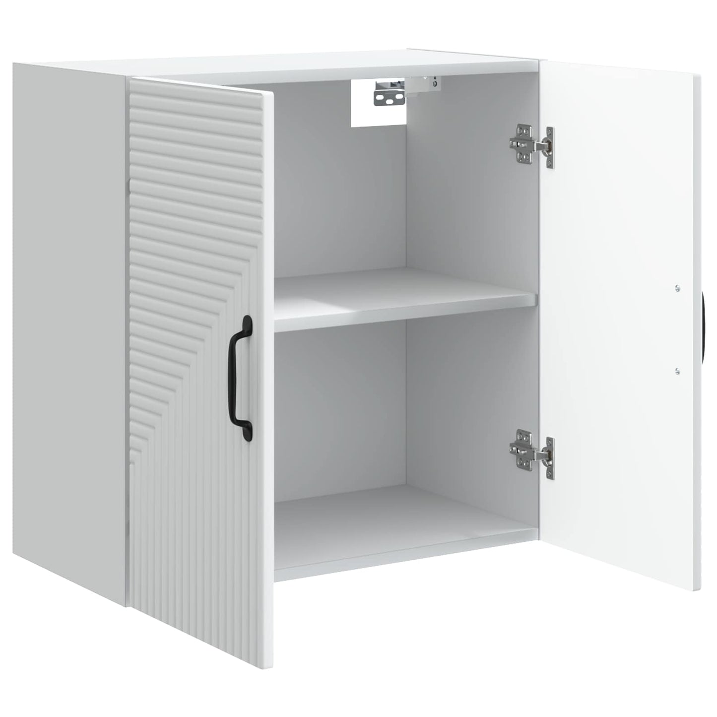 vidaXL Wall-Mounted Cabinet White 59 x 31 x 60 cm Engineered Wood 3