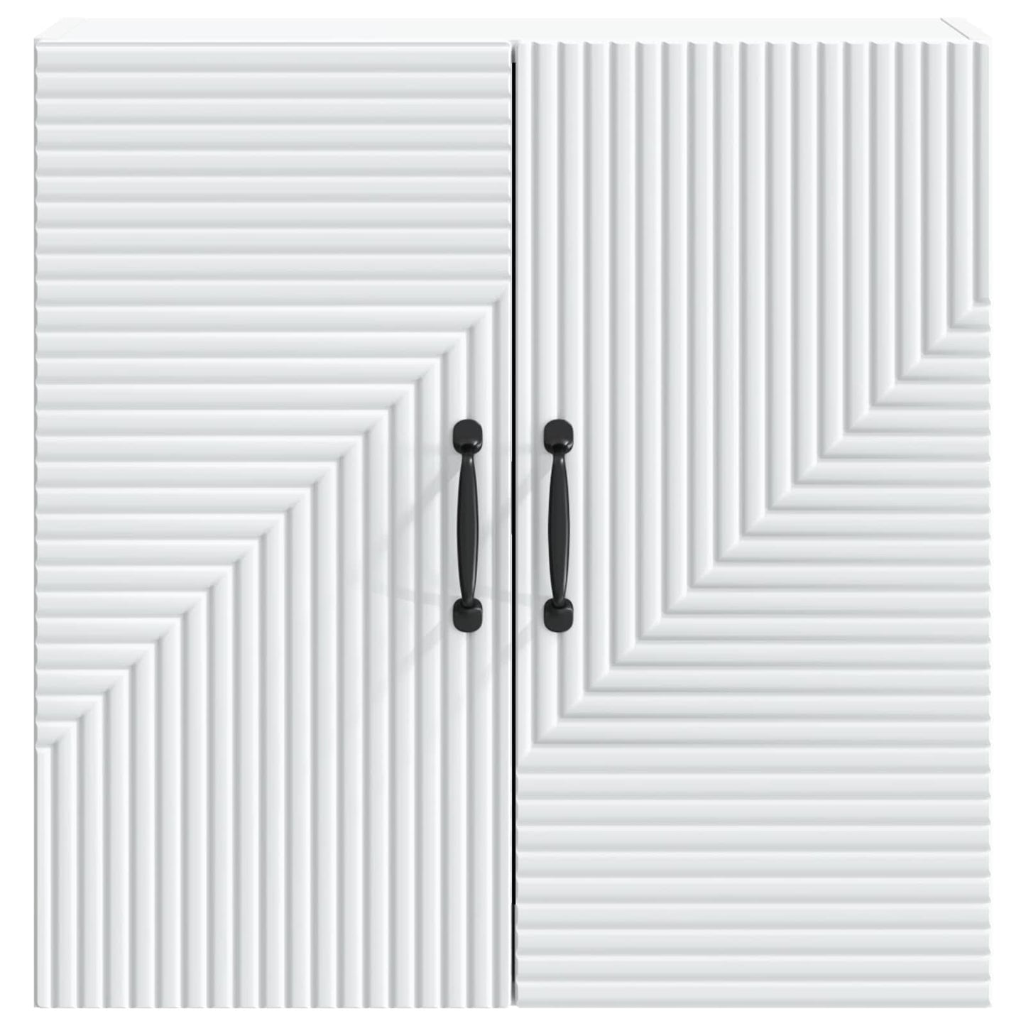 vidaXL Wall-Mounted Cabinet White 59 x 31 x 60 cm Engineered Wood 4