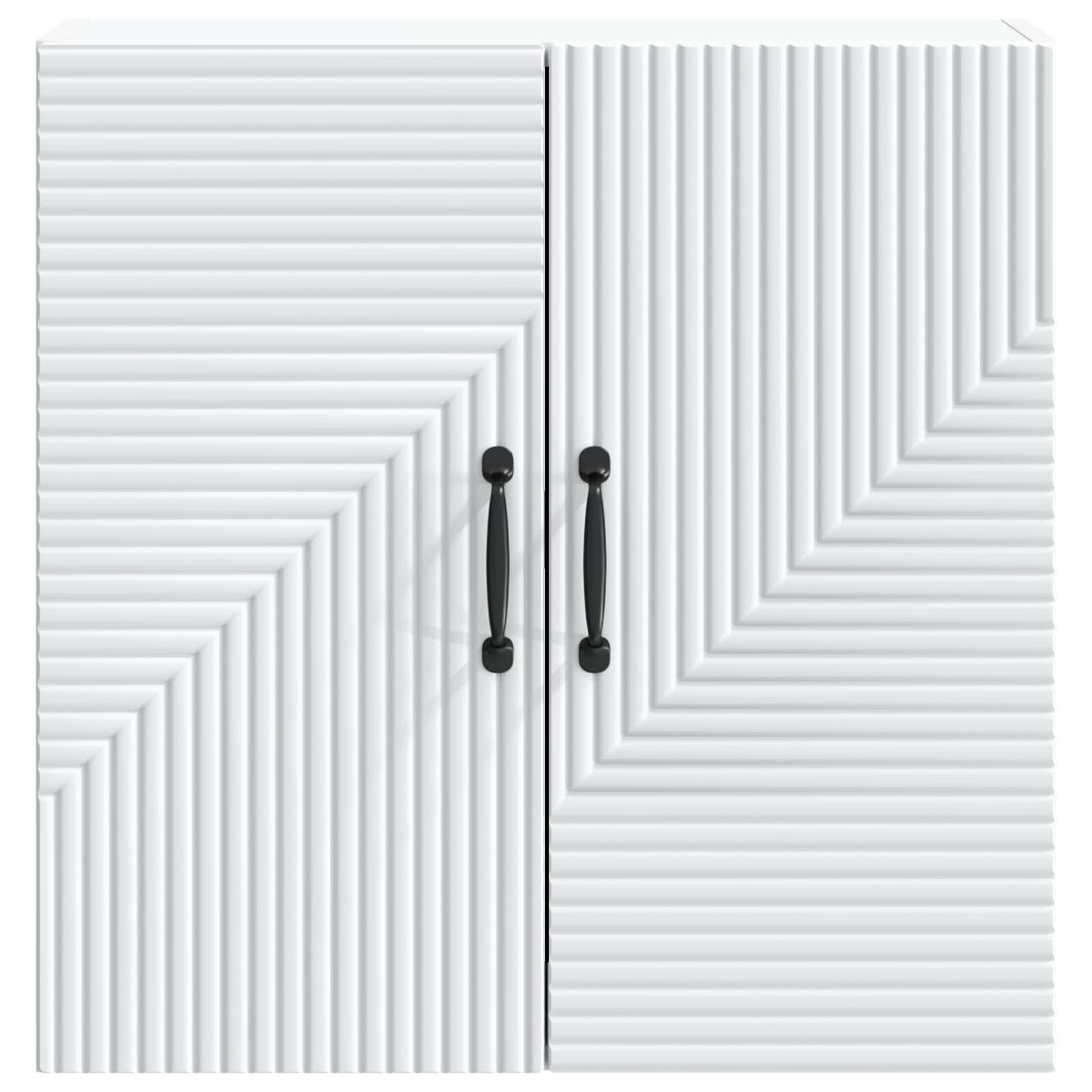vidaXL Wall-Mounted Cabinet White 59 x 31 x 60 cm Engineered Wood 4