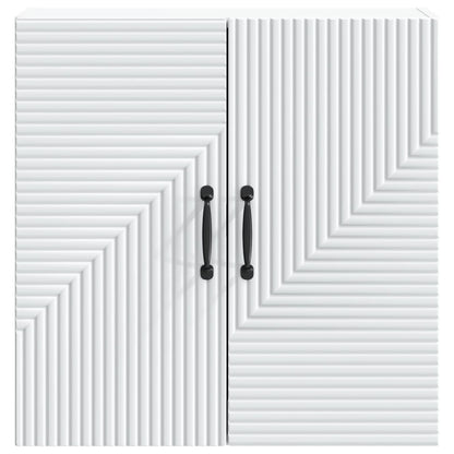 vidaXL Wall-Mounted Cabinet White 59 x 31 x 60 cm Engineered Wood 4