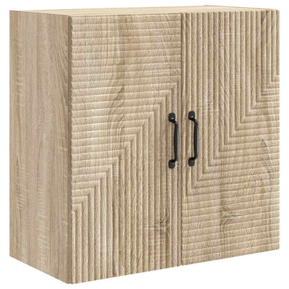 vidaXL Wall-Mounted Cabinet Sonoma Oak 59 x 31 x 60 cm Engineered Wood 2