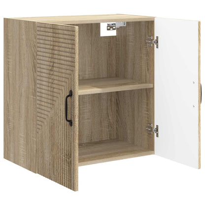 vidaXL Wall-Mounted Cabinet Sonoma Oak 59 x 31 x 60 cm Engineered Wood 3