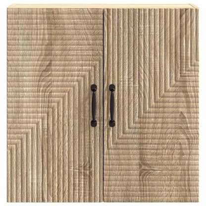 vidaXL Wall-Mounted Cabinet Sonoma Oak 59 x 31 x 60 cm Engineered Wood 4