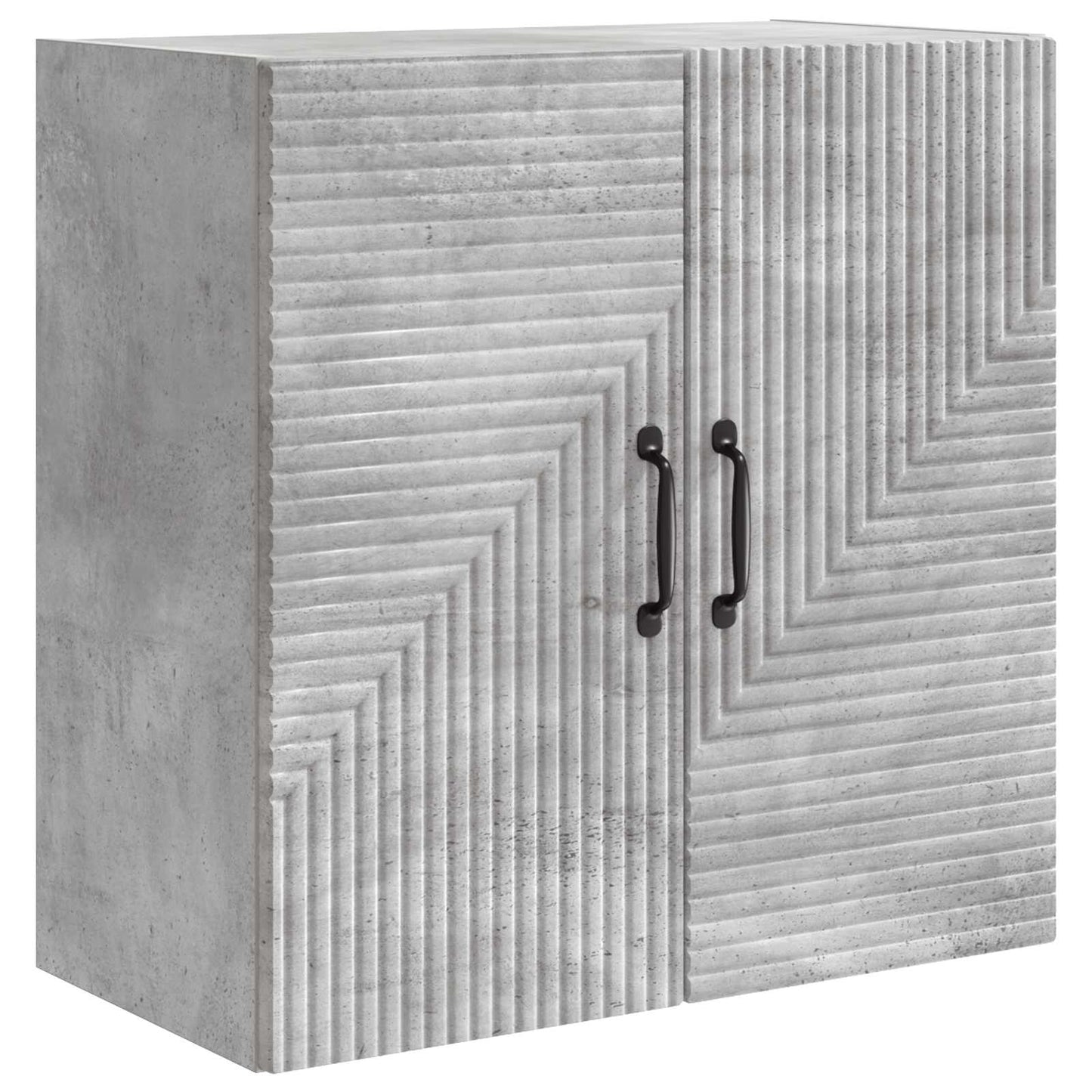 vidaXL Wall-Mounted Cabinet Concrete Grey 59 x 31 x 60 cm 2