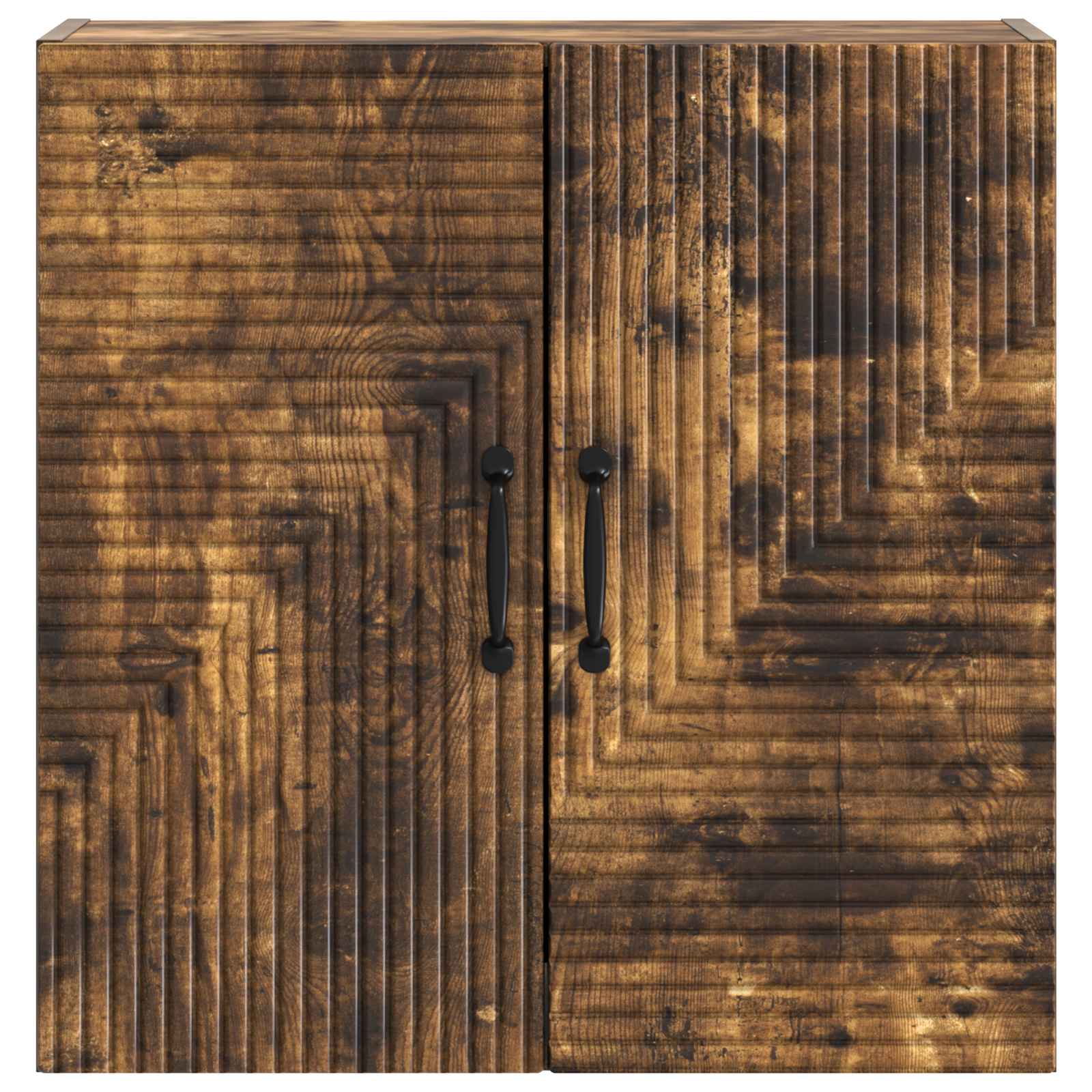 vidaXL Wall-Mounted Cabinet Smoked Oak 59 x 31 x 60 cm Engineered Wood 4