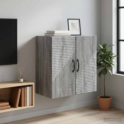 vidaXL Wall-Mounted Cabinet Grey Sonoma 59 x 31 x 60 cm 1