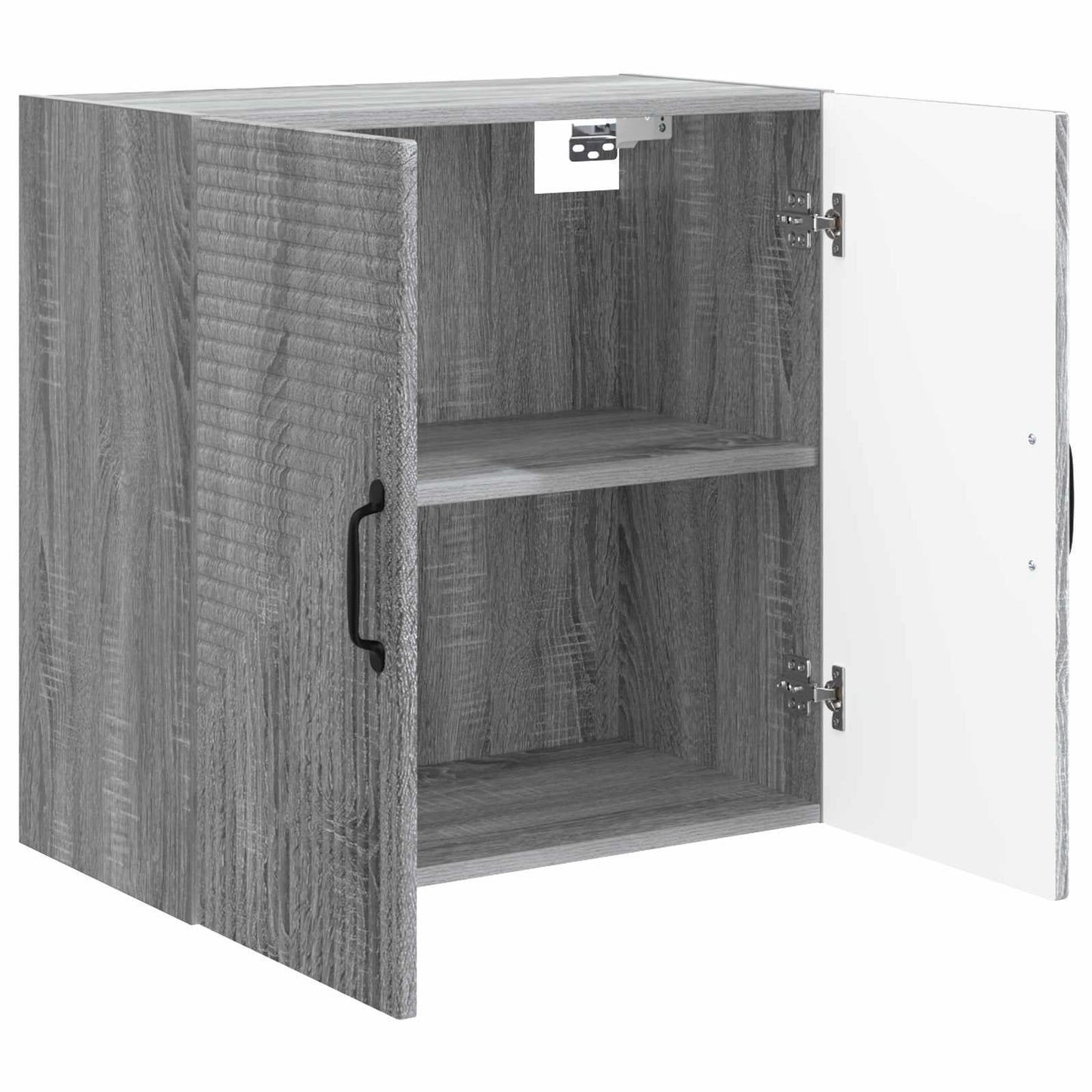 vidaXL Wall-Mounted Cabinet Grey Sonoma 59 x 31 x 60 cm 3