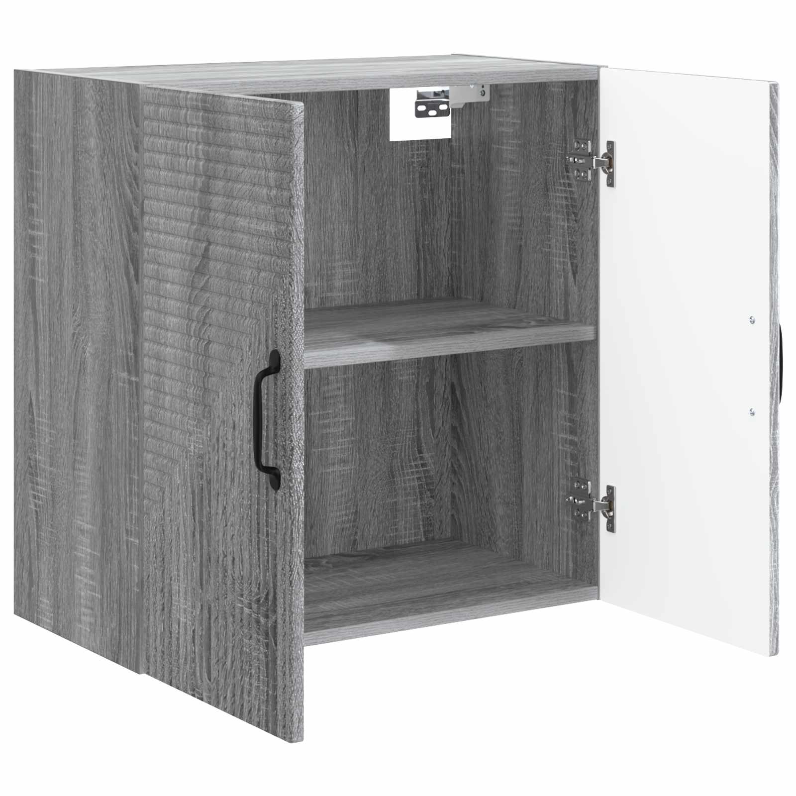 vidaXL Wall-Mounted Cabinet Grey Sonoma 59 x 31 x 60 cm 3