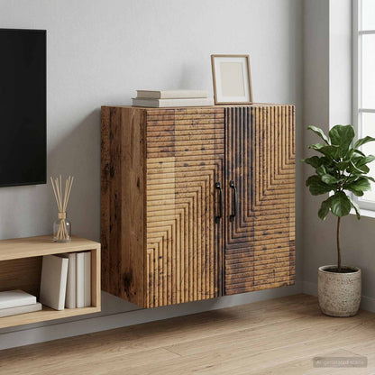 vidaXL Wall-Mounted Cabinet Old Wood 59 x 31 x 60 cm Engineered Wood 1