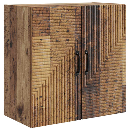 vidaXL Wall-Mounted Cabinet Old Wood 59 x 31 x 60 cm Engineered Wood 2