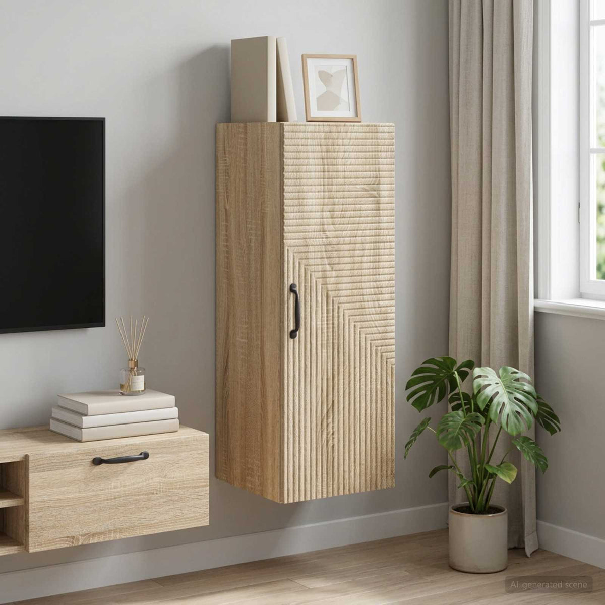 vidaXL Wall-Mounted Cabinet Depth 34.5 cm