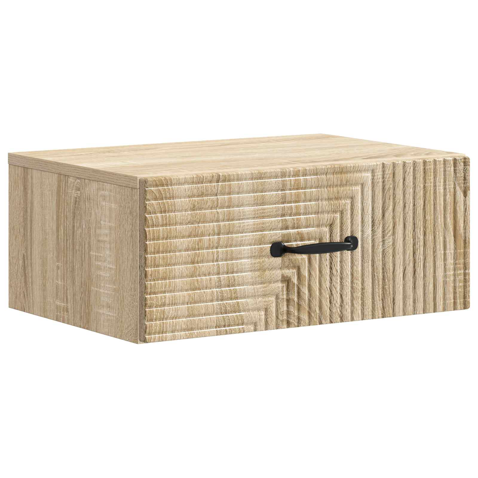 vidaXL Wall-Mounted Bedside Cabinet 2 pcs Sonoma Oak 49 x 34.5 x 20 cm 5