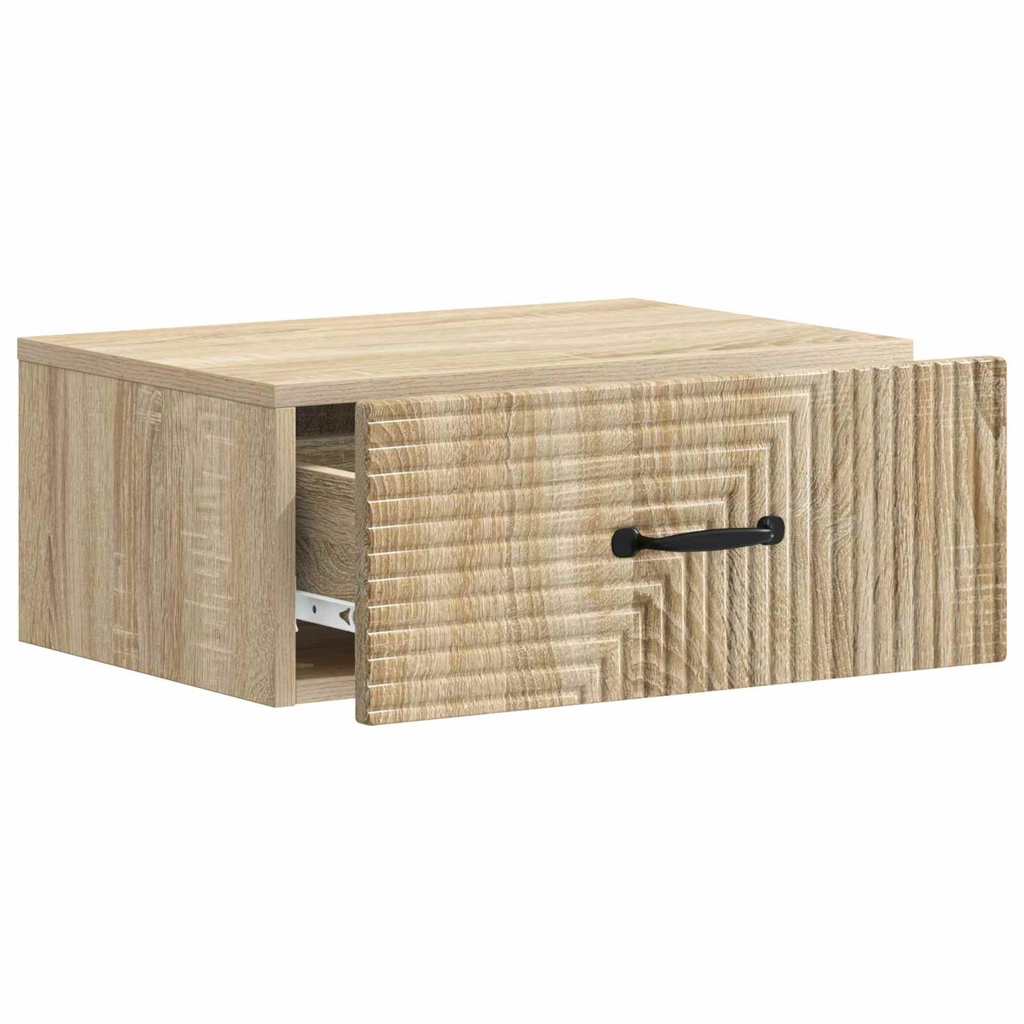 vidaXL Wall-Mounted Bedside Cabinet 2 pcs Sonoma Oak 49 x 34.5 x 20 cm 6