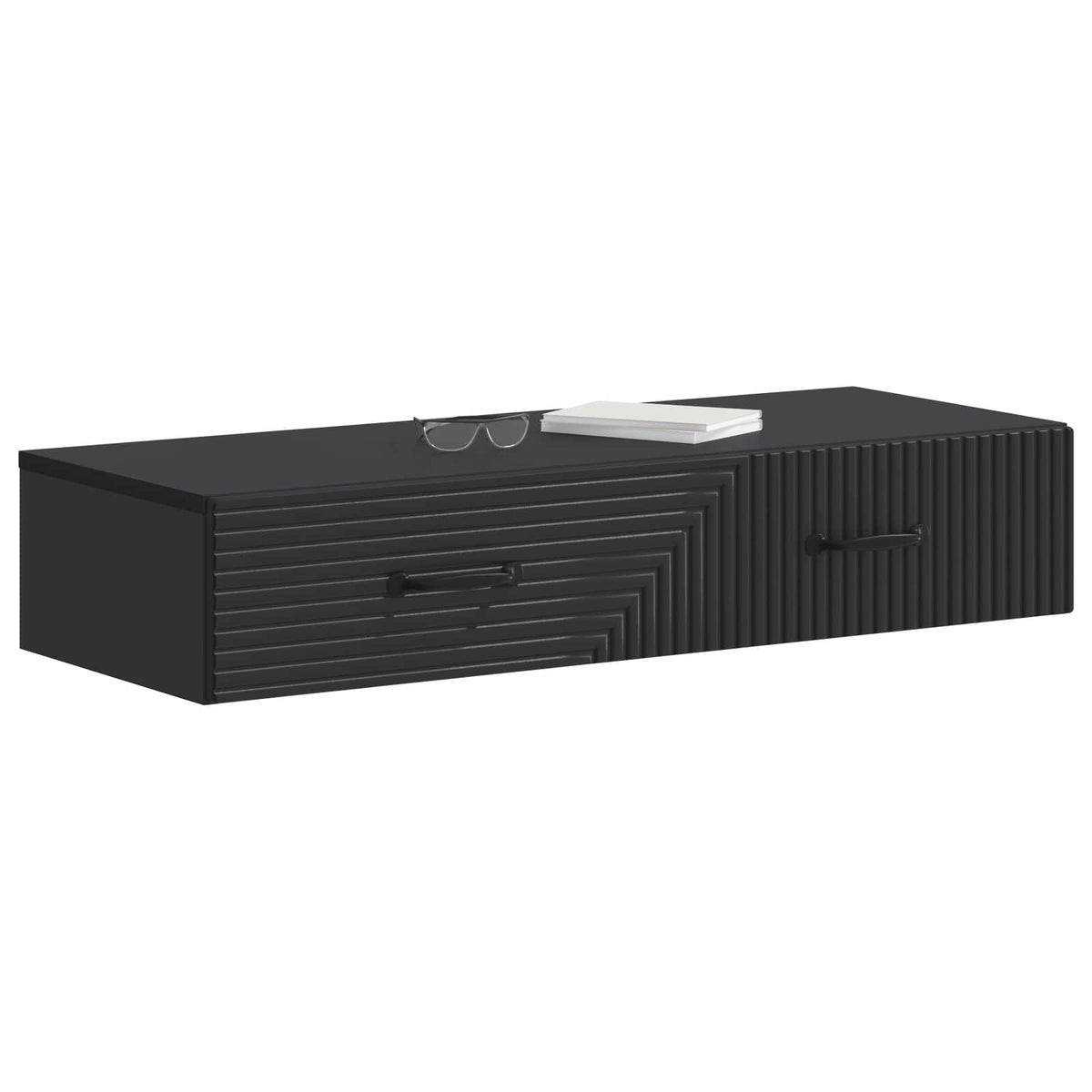 vidaXL Wall-Mounted Side Table 87.5 x 34.5 x 17 cm Engineered Wood 3
