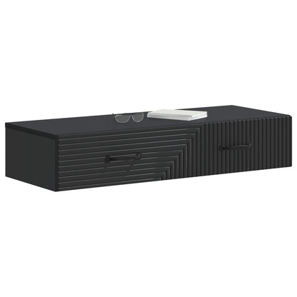 vidaXL Wall-Mounted Side Table 87.5 x 34.5 x 17 cm Engineered Wood 3