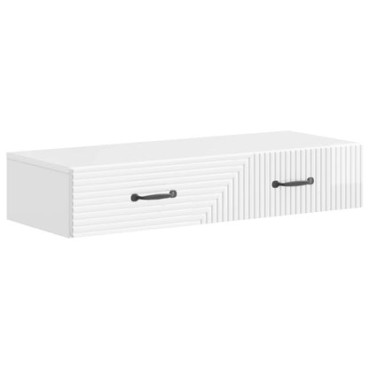 vidaXL Wall-Mounted Side Table 87.5 x 34.5 x 17 cm Engineered Wood 2