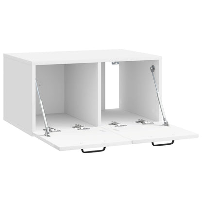 vidaXL Wall-Mounted TV Cabinet High Gloss White 59.5 x 41 x 30 cm 5