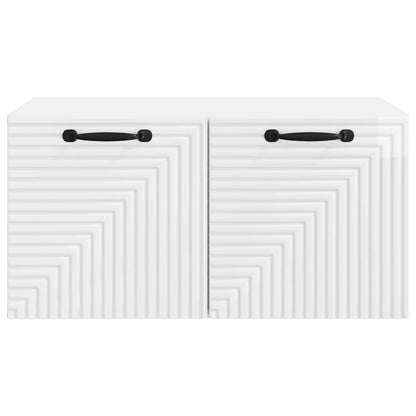 vidaXL Wall-Mounted TV Cabinet High Gloss White 59.5 x 41 x 30 cm 6