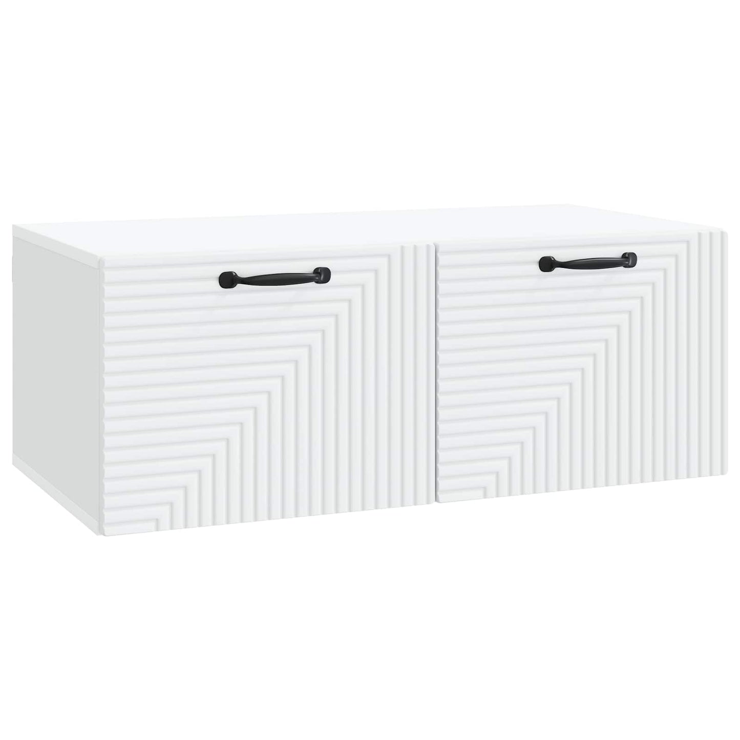 vidaXL Wall-Mounted TV Cabinet White 78.5 x 41 x 30 cm Engineered Wood 2