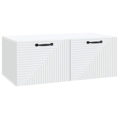 vidaXL Wall-Mounted TV Cabinet White 78.5 x 41 x 30 cm Engineered Wood 2
