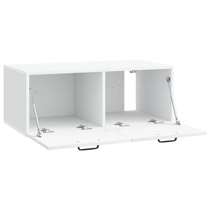 vidaXL Wall-Mounted TV Cabinet White 78.5 x 41 x 30 cm Engineered Wood 5