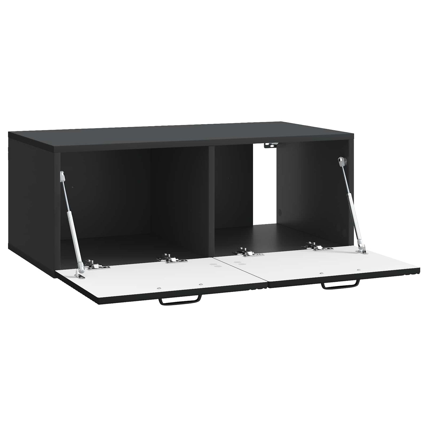 vidaXL Wall-Mounted TV Cabinet Black 78.5 x 41 x 30 cm Engineered Wood 5