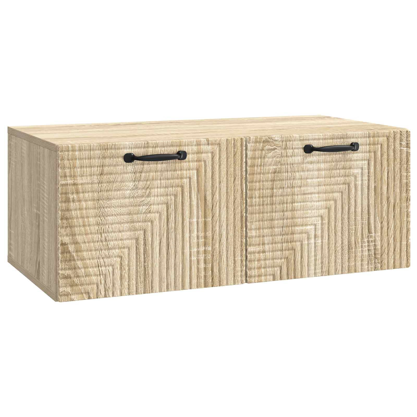 vidaXL Wall-Mounted TV Cabinet Sonoma Oak 78.5 x 41 x 30 cm 2