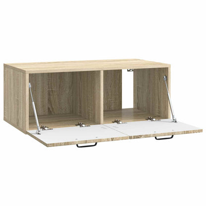 vidaXL Wall-Mounted TV Cabinet Sonoma Oak 78.5 x 41 x 30 cm 5