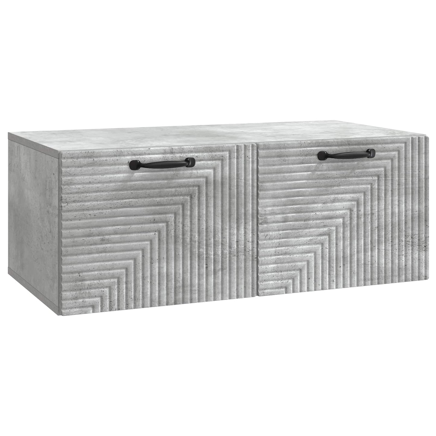 vidaXL Wall-Mounted TV Cabinet Concrete Grey 78.5 x 41 x 30 cm 2