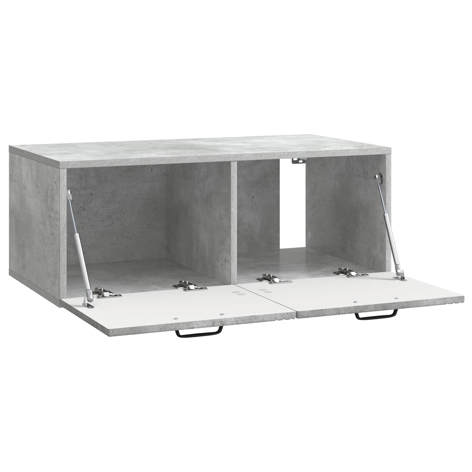 vidaXL Wall-Mounted TV Cabinet Concrete Grey 78.5 x 41 x 30 cm 5