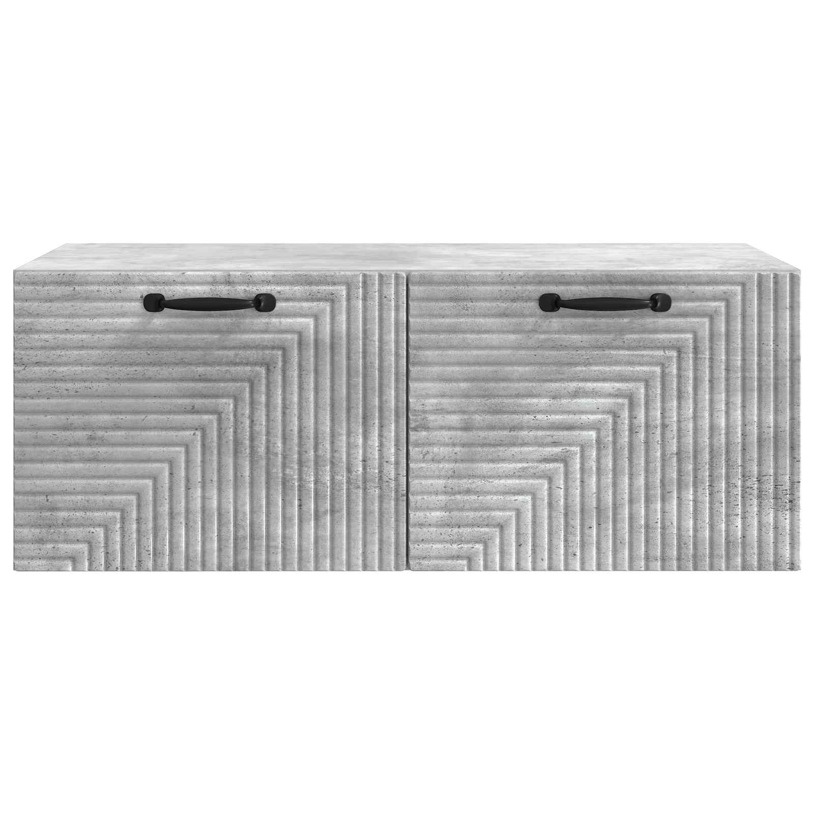 vidaXL Wall-Mounted TV Cabinet Concrete Grey 78.5 x 41 x 30 cm 6
