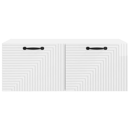 vidaXL Wall-Mounted TV Cabinet High Gloss White 78.5 x 41 x 30 cm 6