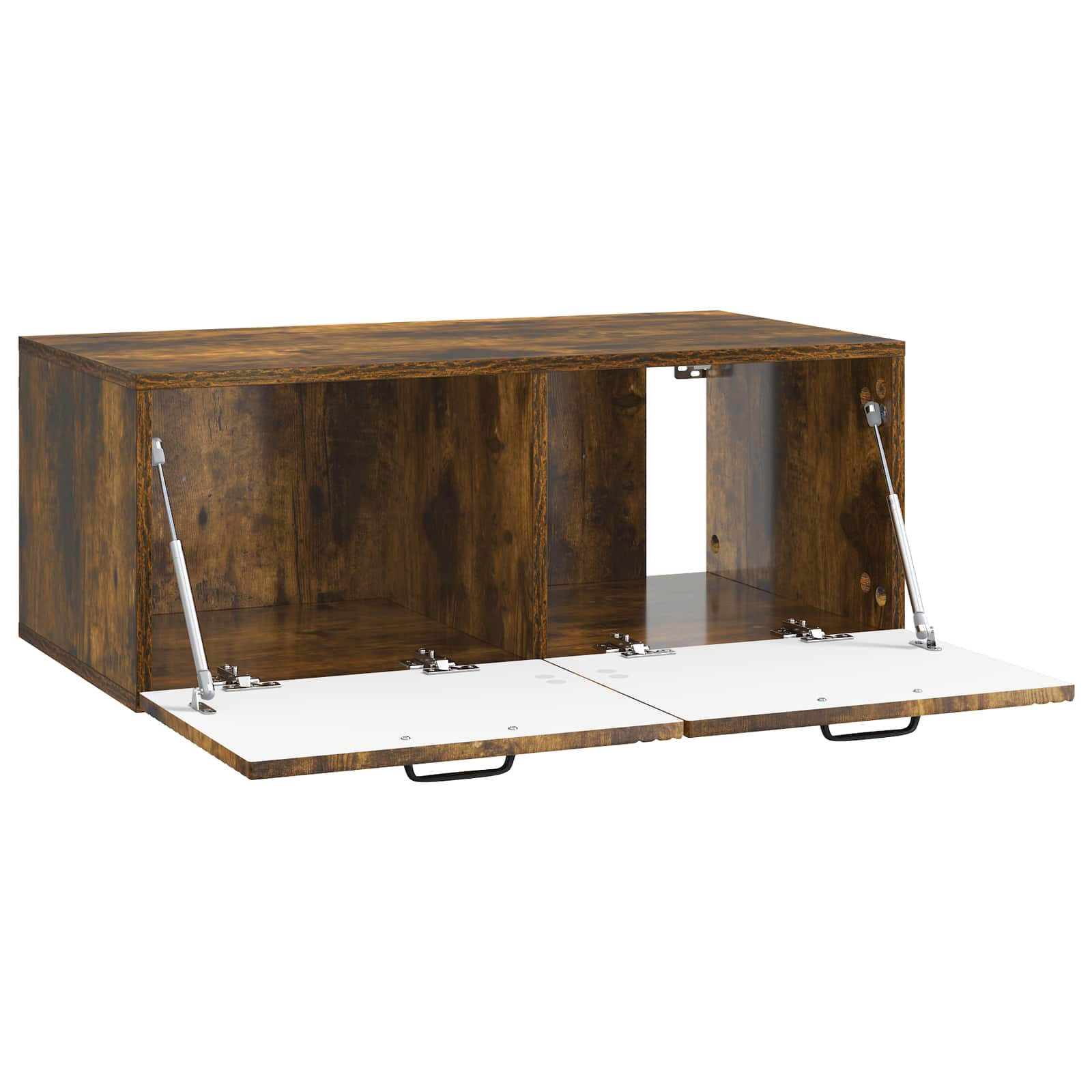vidaXL Wall-Mounted TV Cabinet Smoked Oak 78.5 x 41 x 30 cm 5