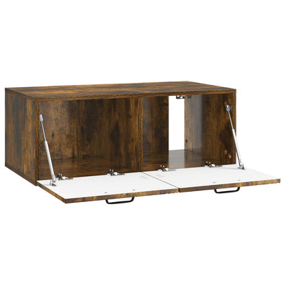 vidaXL Wall-Mounted TV Cabinet Smoked Oak 78.5 x 41 x 30 cm 5
