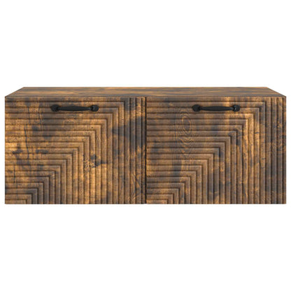 vidaXL Wall-Mounted TV Cabinet Smoked Oak 78.5 x 41 x 30 cm 6