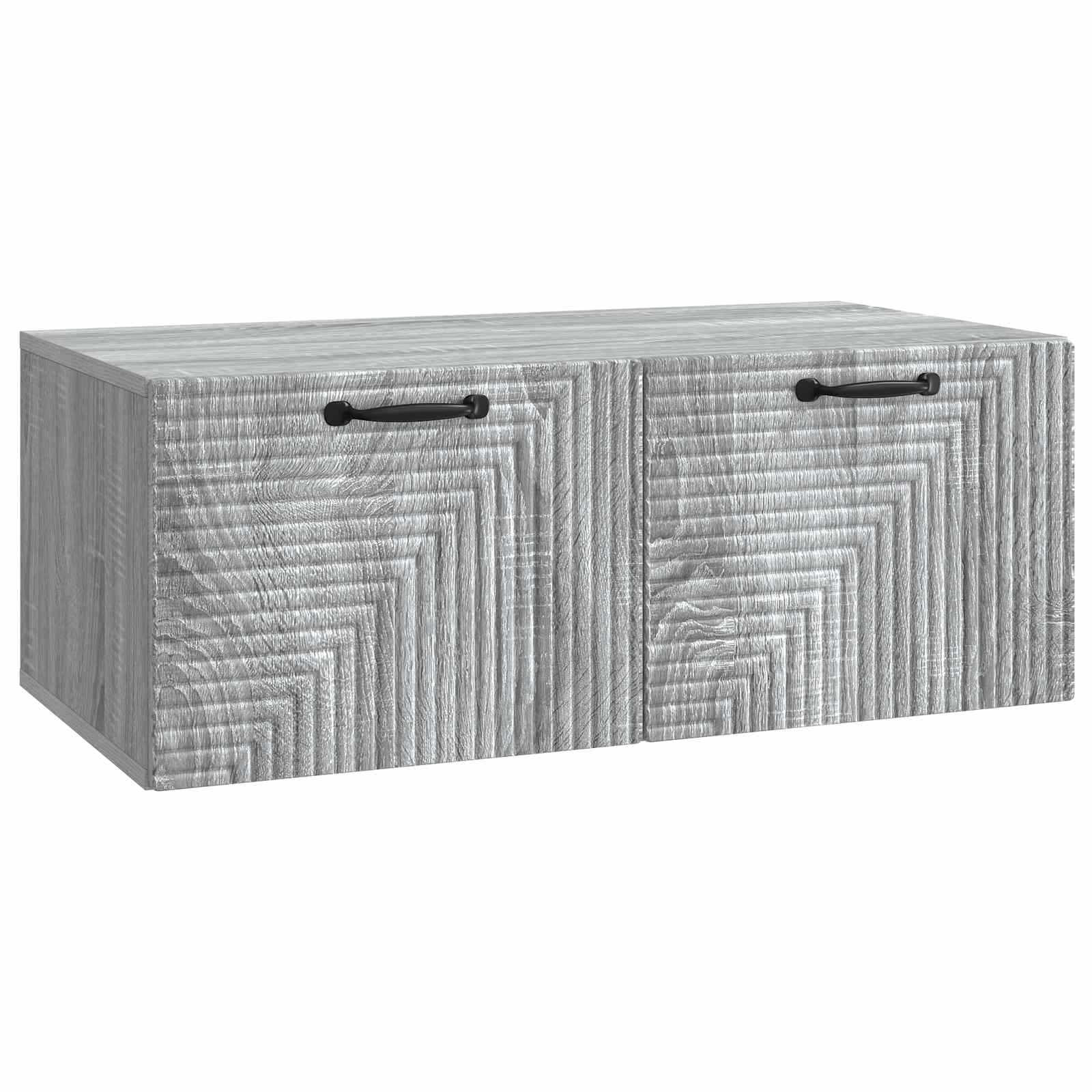 vidaXL Wall-Mounted TV Cabinet Grey Sonoma 78.5 x 41 x 30 cm 2