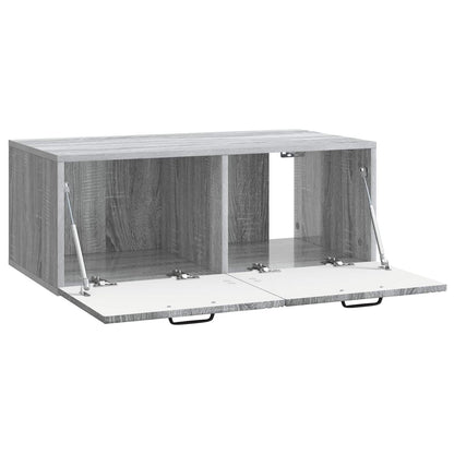 vidaXL Wall-Mounted TV Cabinet Grey Sonoma 78.5 x 41 x 30 cm 5