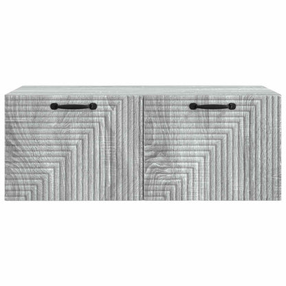 vidaXL Wall-Mounted TV Cabinet Grey Sonoma 78.5 x 41 x 30 cm 6