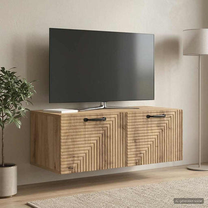 vidaXL Wall-Mounted TV Cabinet 78.5 x 41 x 30 cm Artisan Oak 1