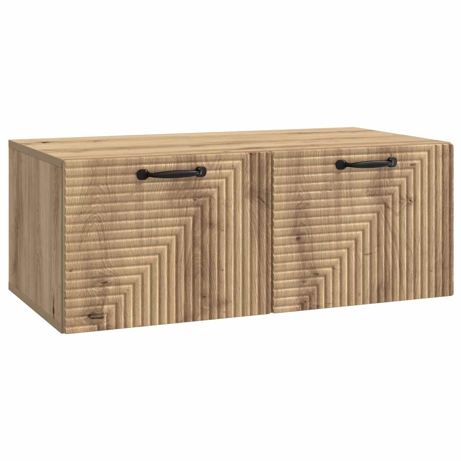 vidaXL Wall-Mounted TV Cabinet 78.5 x 41 x 30 cm Artisan Oak 2