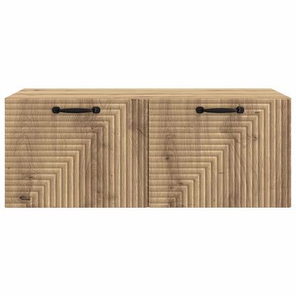 vidaXL Wall-Mounted TV Cabinet 78.5 x 41 x 30 cm Artisan Oak 6