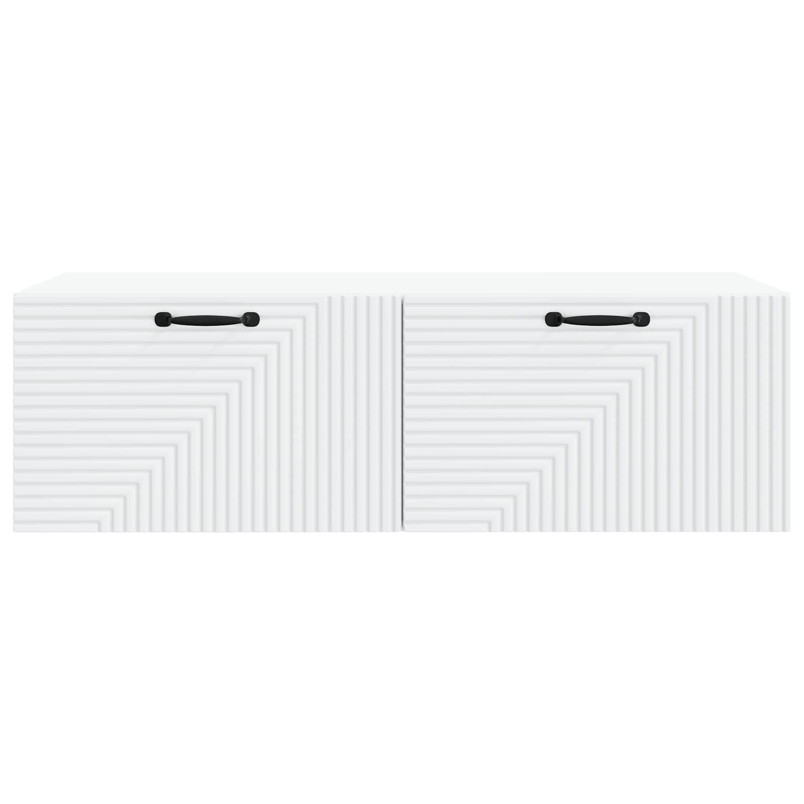 vidaXL Wall-Mounted TV Cabinet White 98 x 41 x 30 cm Engineered Wood 6