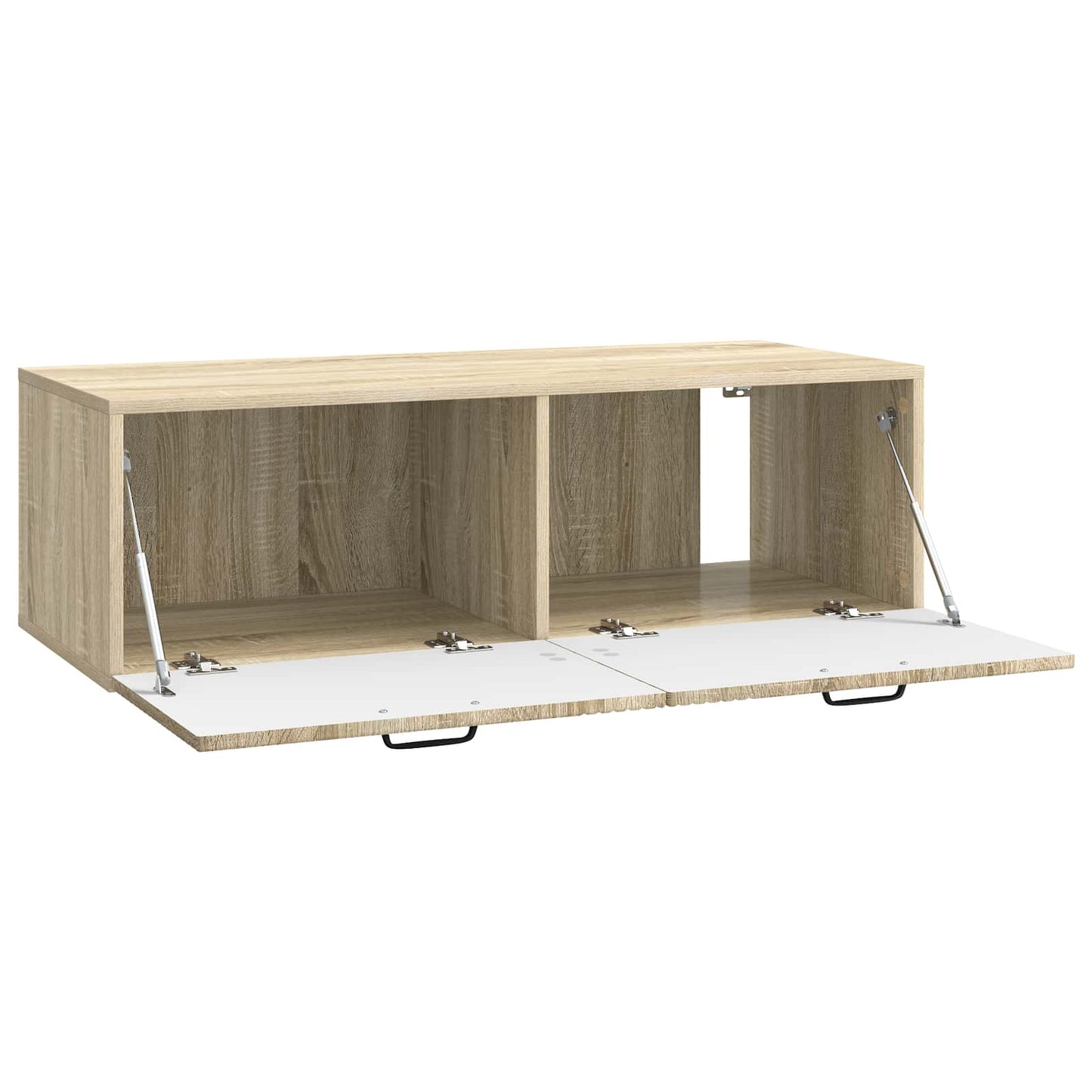vidaXL Wall-Mounted TV Cabinet Wall-mounted Sonoma Oak 98 x 41 x 30 cm 5